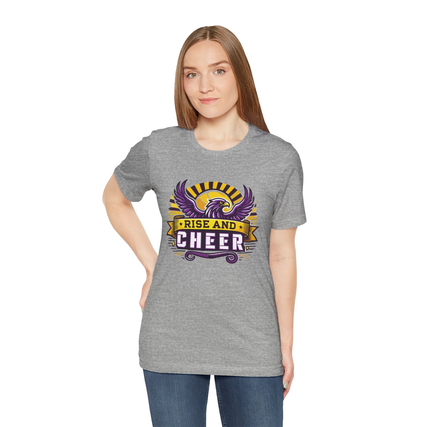 Cheer - Adult T-Shirt - Rise and Cheer