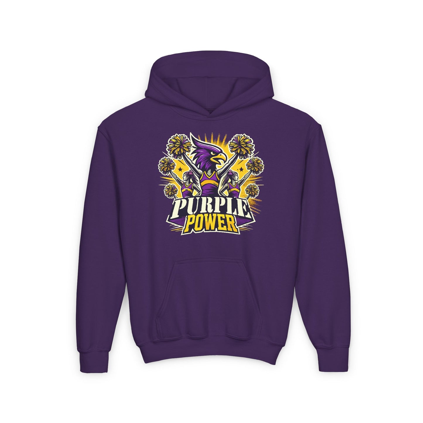 Cheer - Youth Sweatshirt - Purple Power