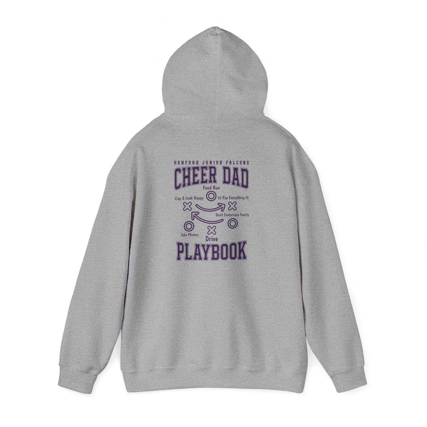 Cheer - Adult Sweatshirt - Cheer Dad Playbook