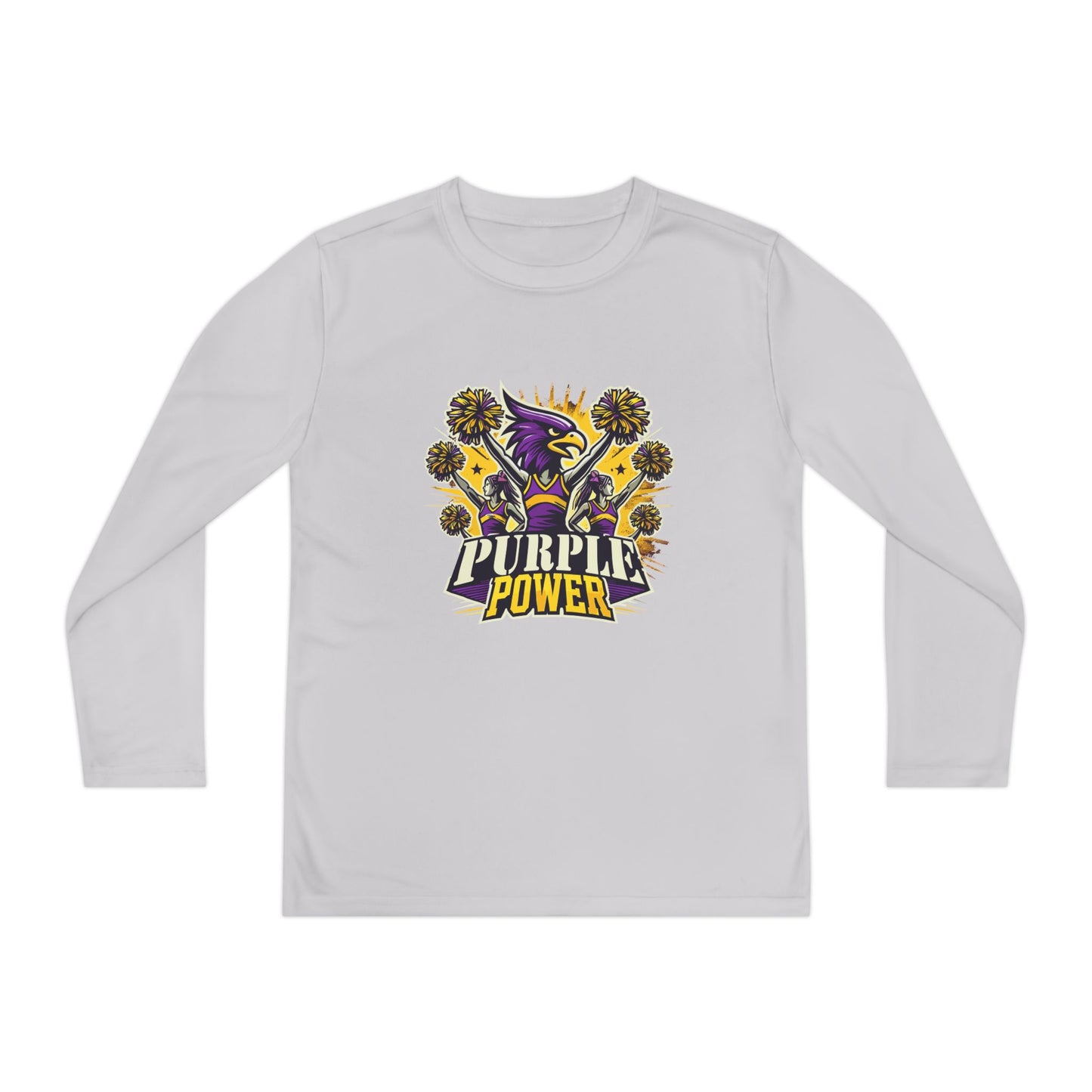 Cheer - Youth T-Shirt - Purple Power