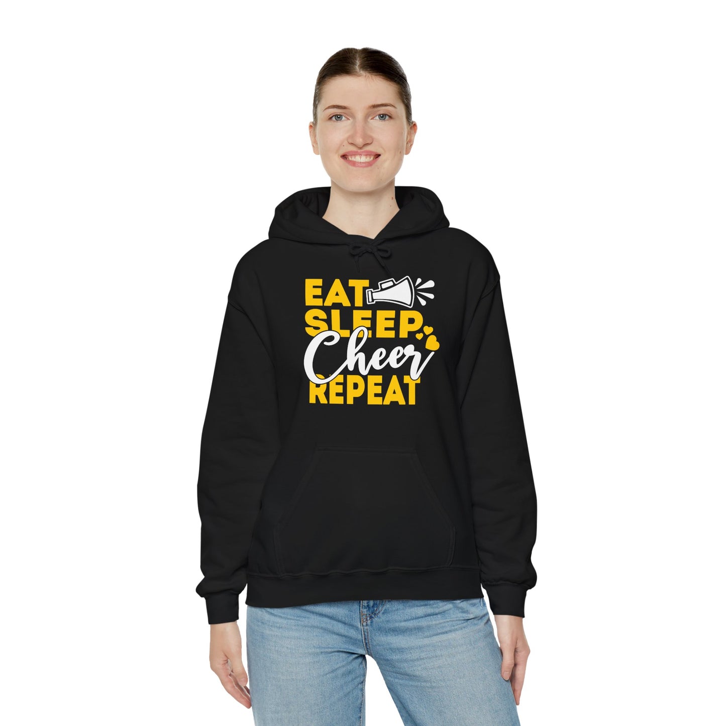 Cheer - Adult Sweatshirt - Eat Sleep Cheer Repeat