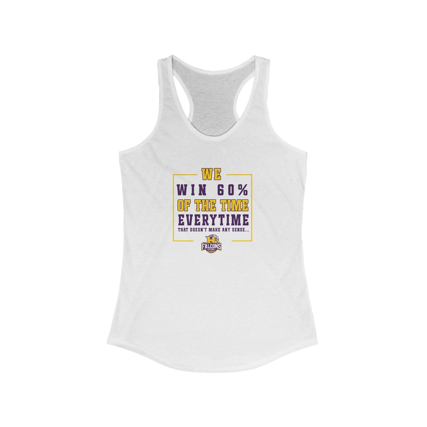 Football - Adult TankTop - We win 60% of the time