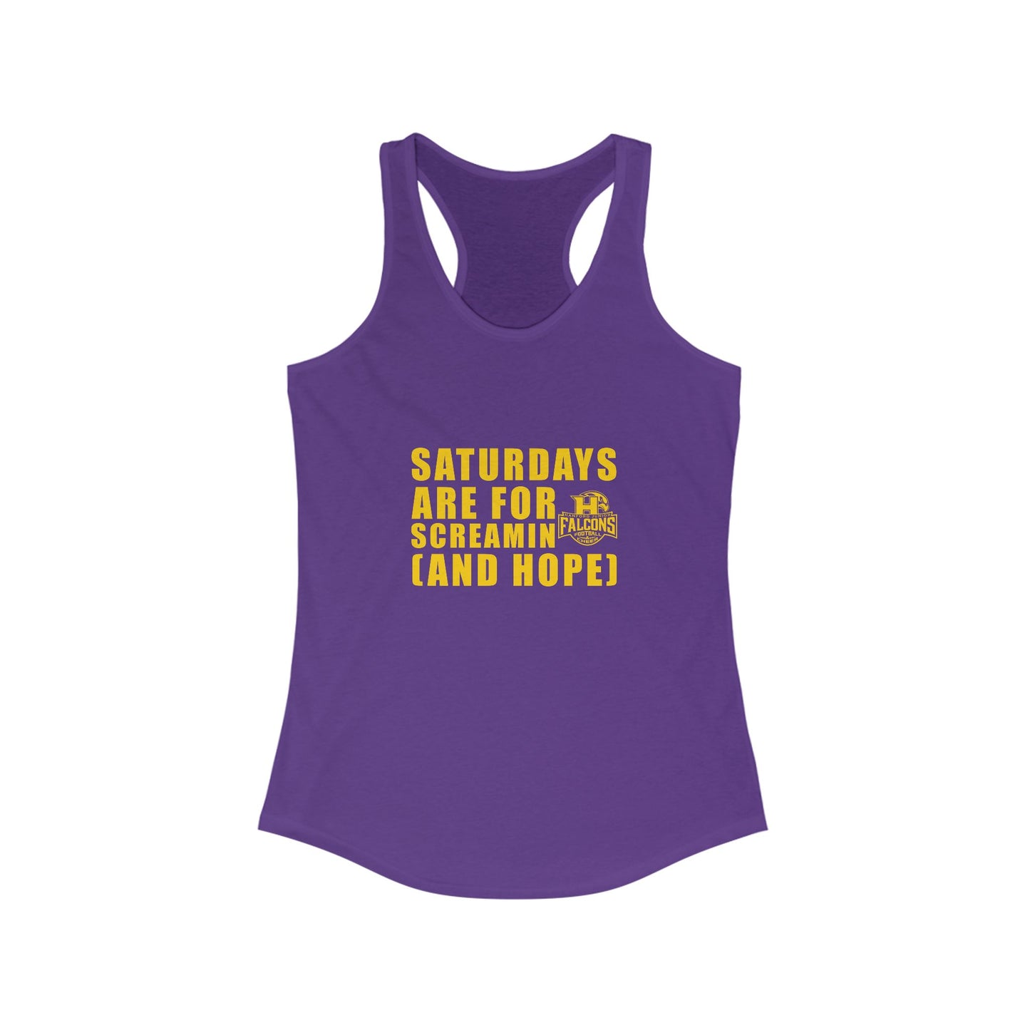 Football - Adult Tanktop - Saturdays are for screamin