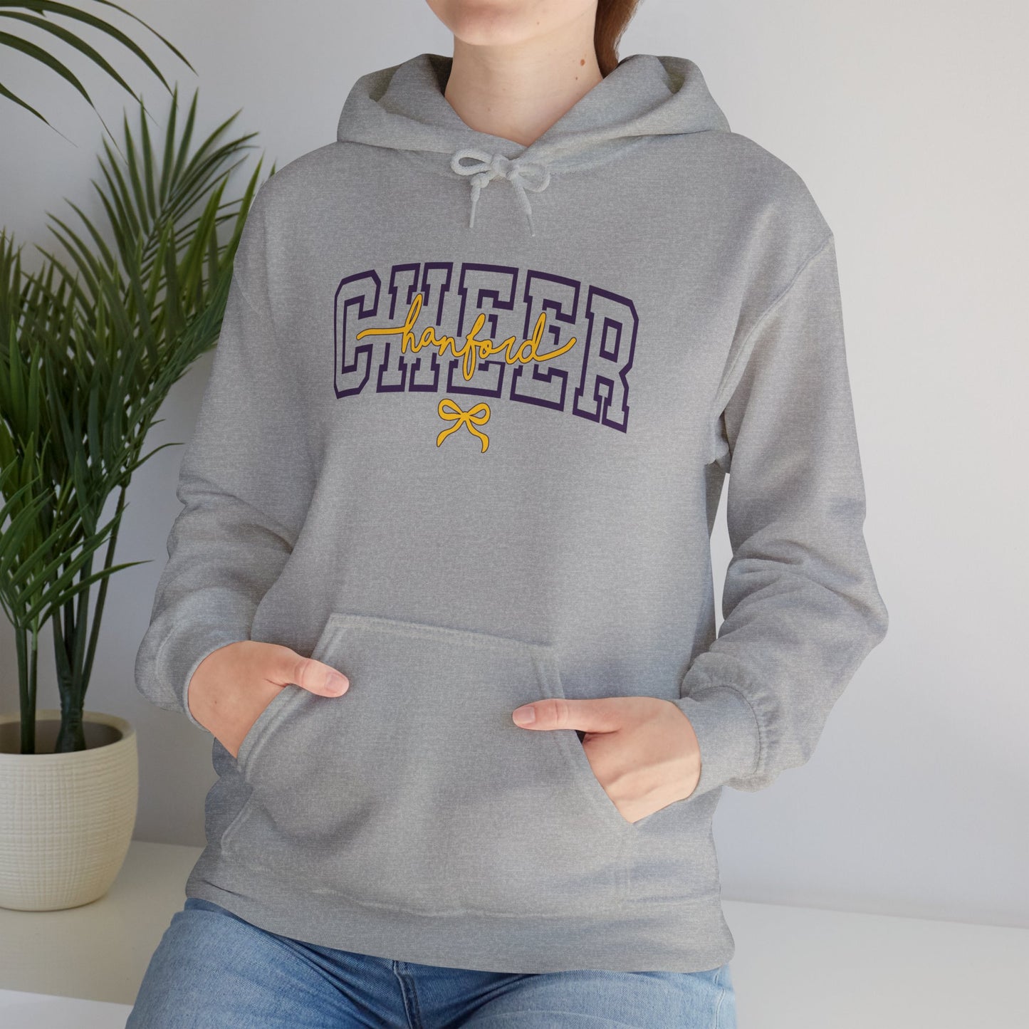 Cheer - Adult Sweatshirt - Hanford Cursive