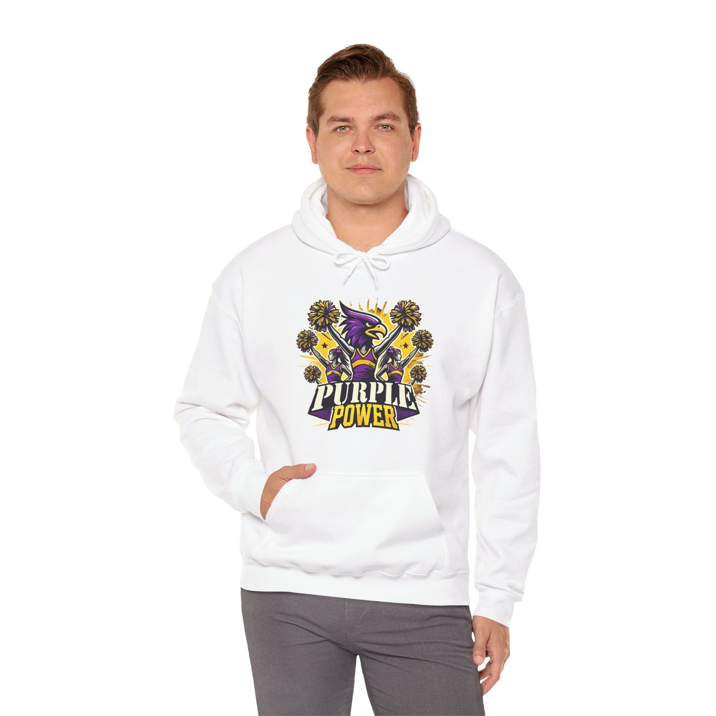 Cheer - Adult Sweatshirt - Purple Power