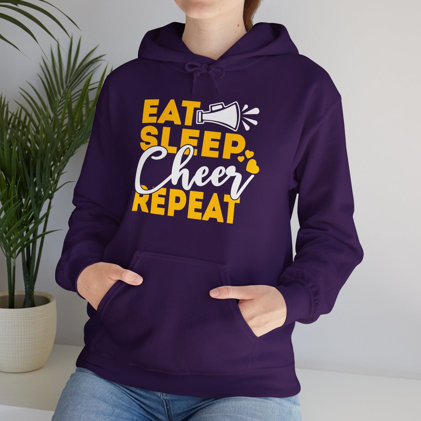 Cheer - Adult Sweatshirt - Eat Sleep Cheer Repeat