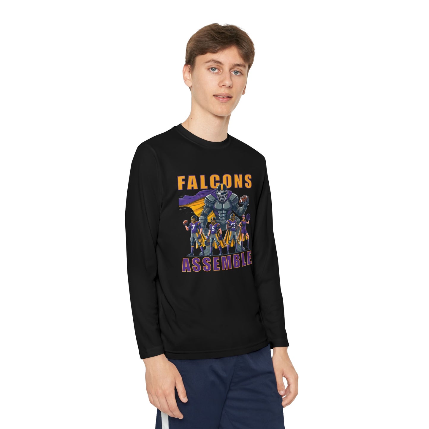 Team Items - Youth Long Sleeve - Falcons Assemble