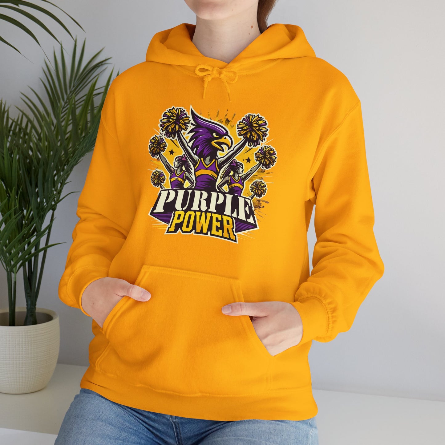 Cheer - Adult Sweatshirt - Purple Power