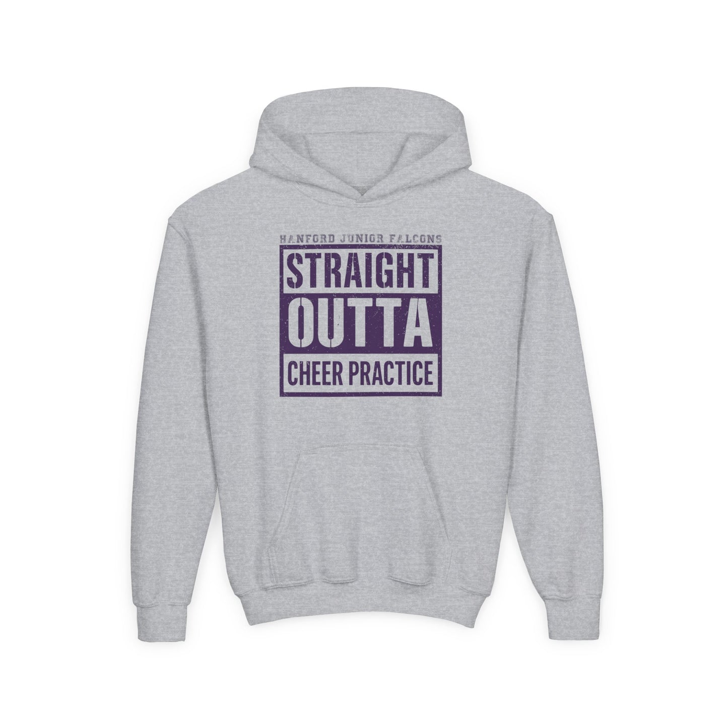 Cheer - Youth Sweatshirt - Straight Outta Cheer Practice