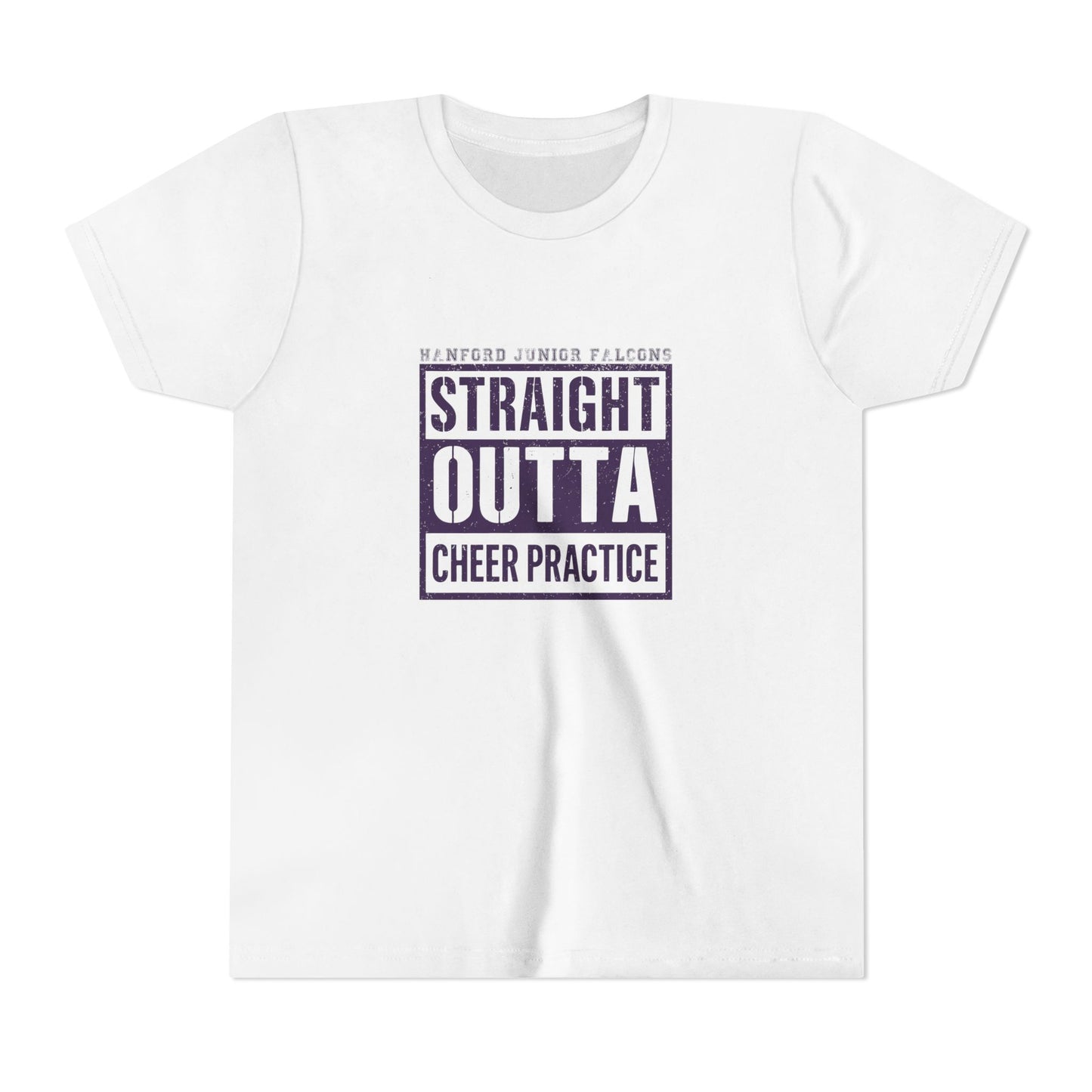 Cheer - Youth T-Shirt - Straight Outta Cheer Practice