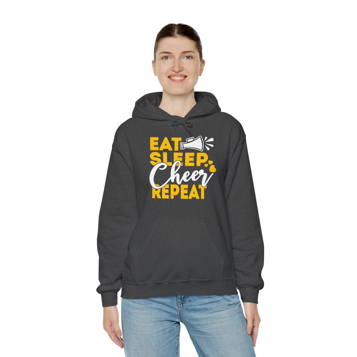 Cheer - Adult Sweatshirt - Eat Sleep Cheer Repeat