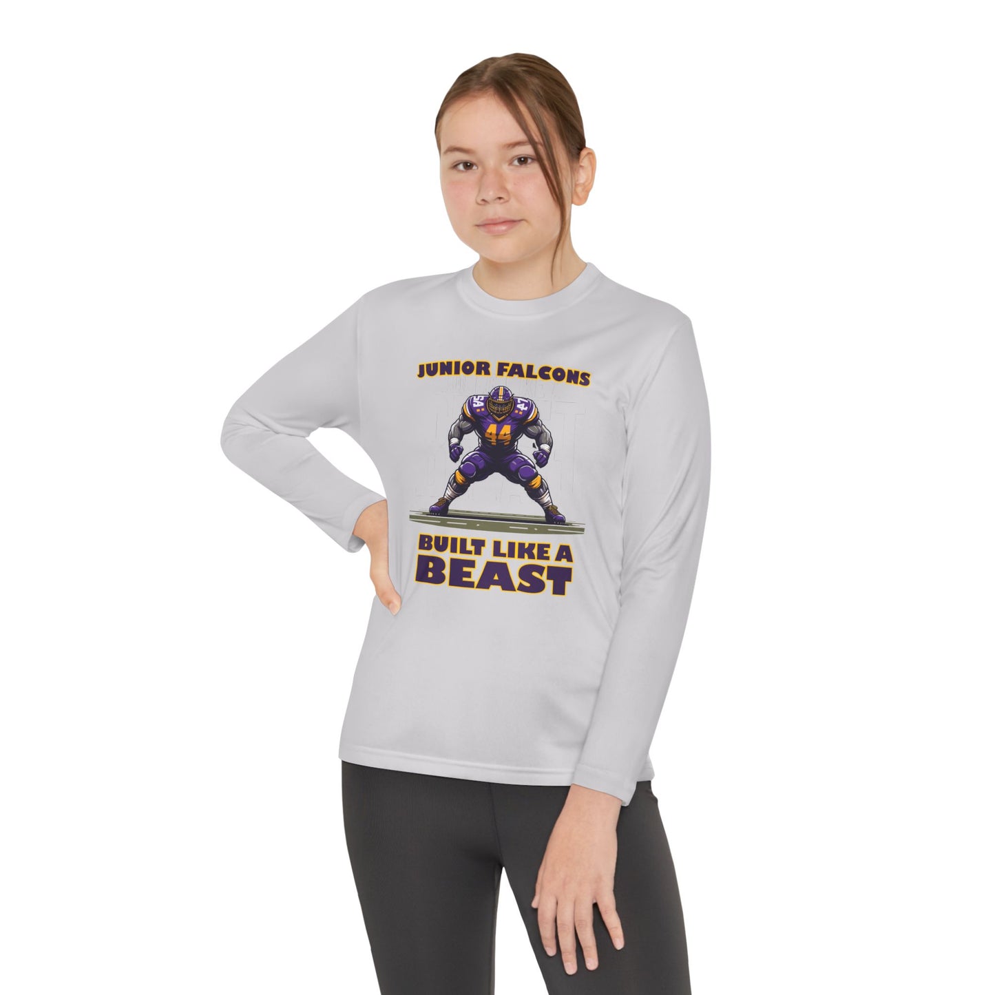 Football - Youth Long Sleeve - Built Like A Beast