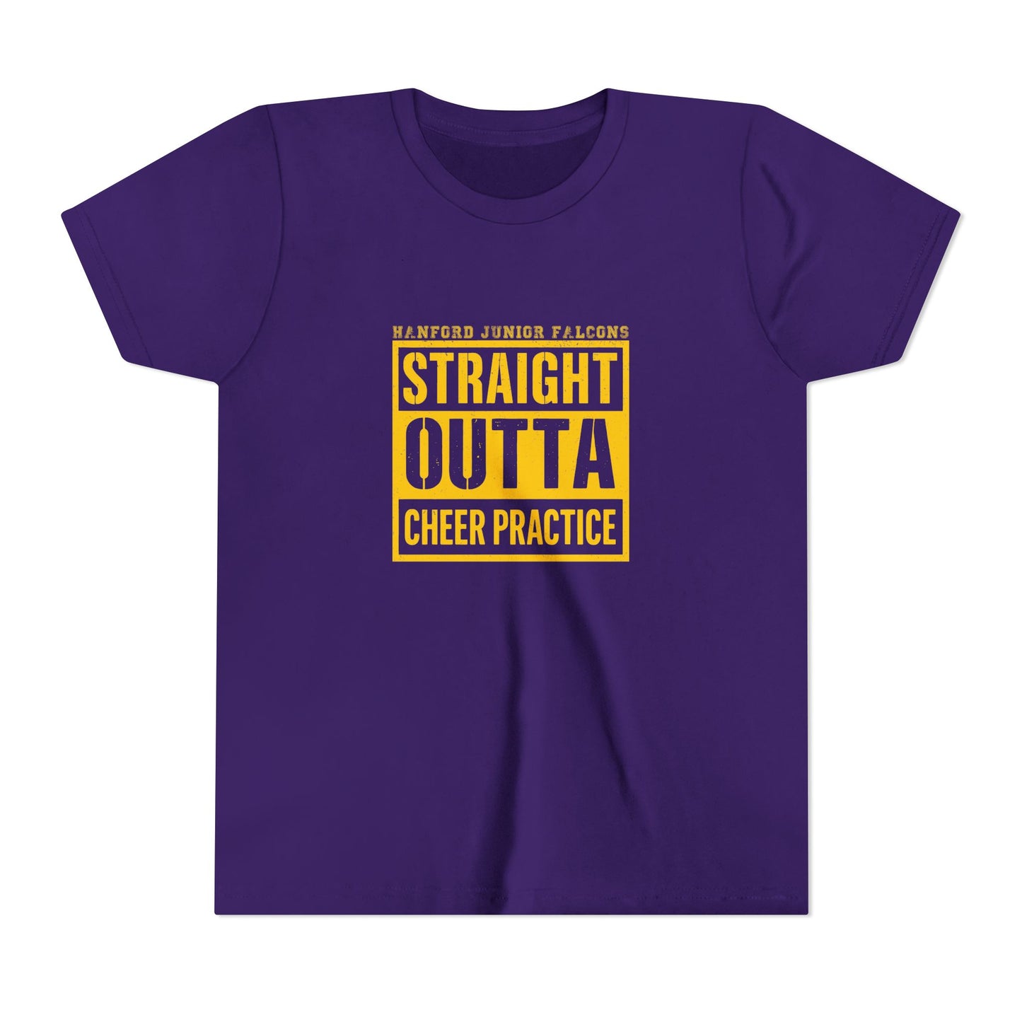 Cheer - Youth T-Shirt - Straight Outta Cheer Practice