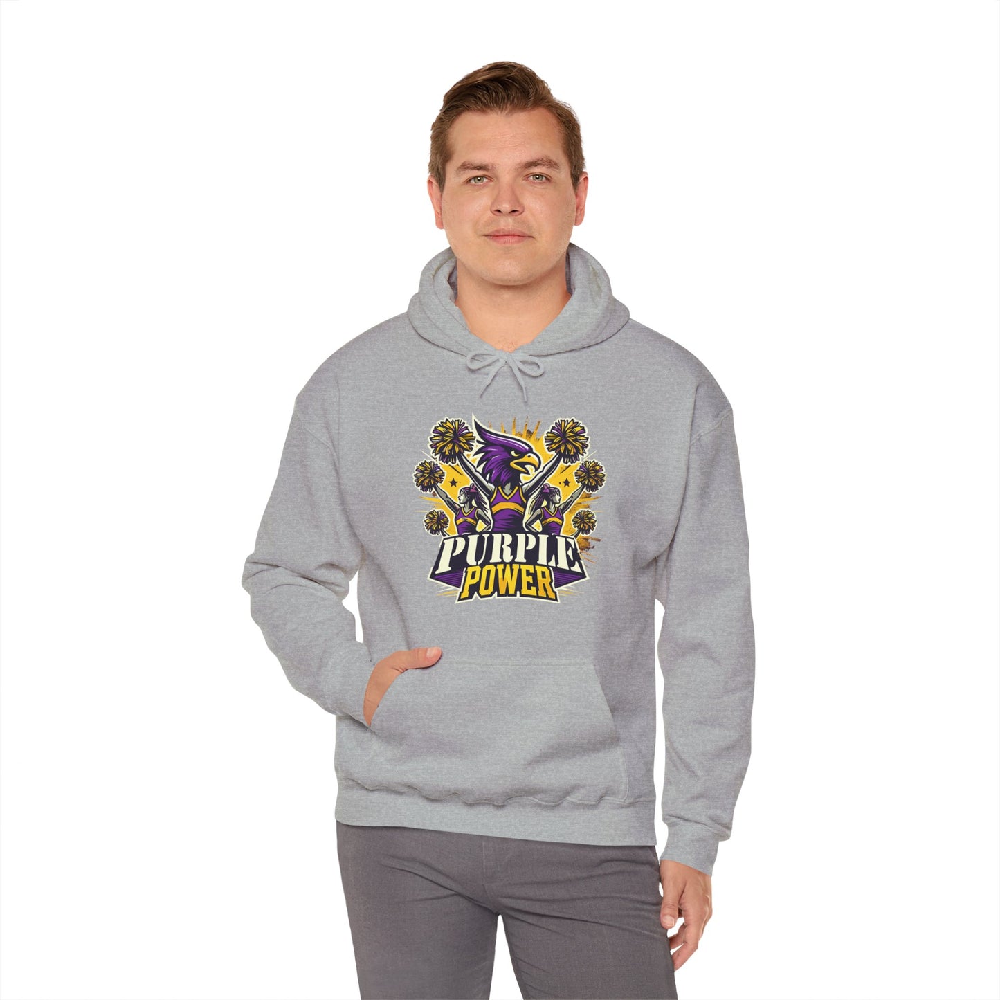 Cheer - Adult Sweatshirt - Purple Power