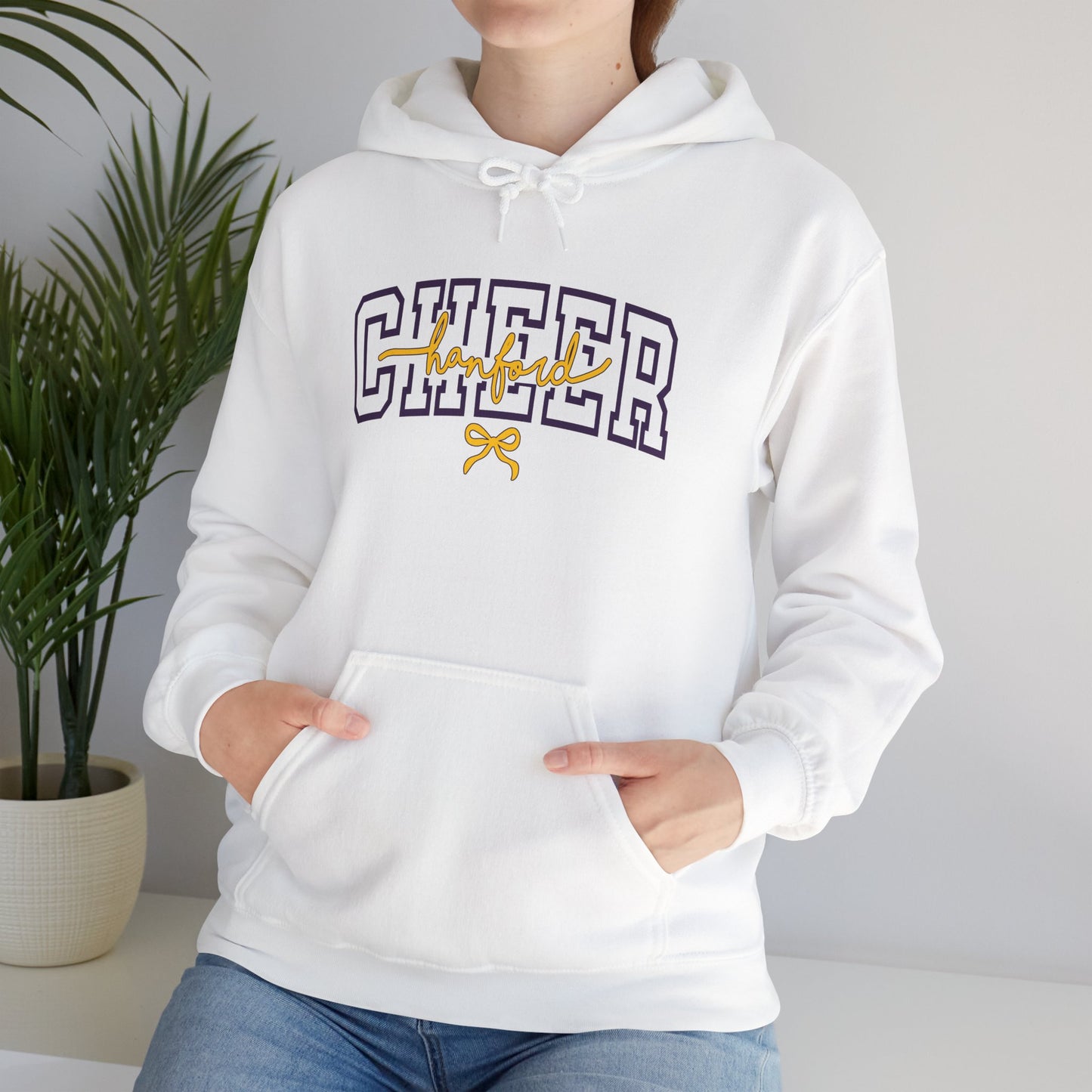 Cheer - Adult Sweatshirt - Hanford Cursive
