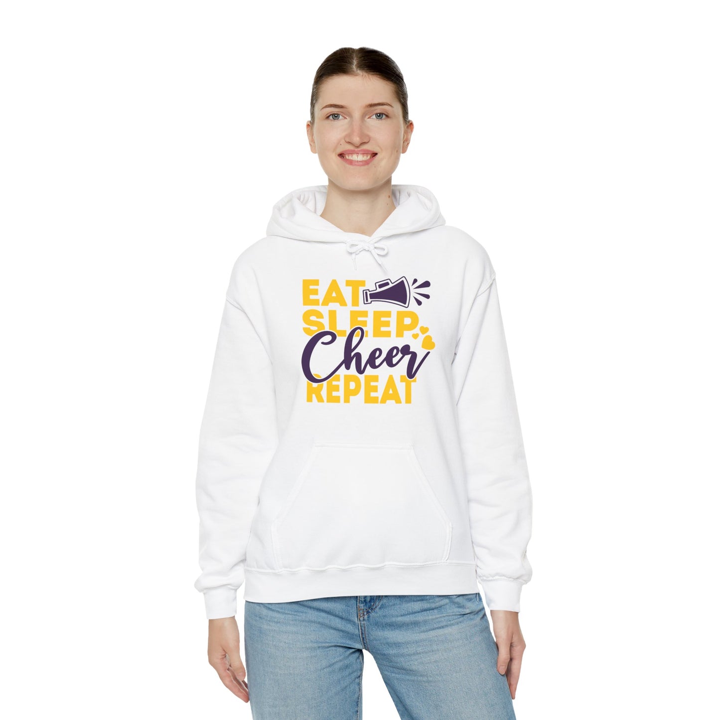 Cheer - Adult Sweatshirt - Eat Sleep Cheer Repeat