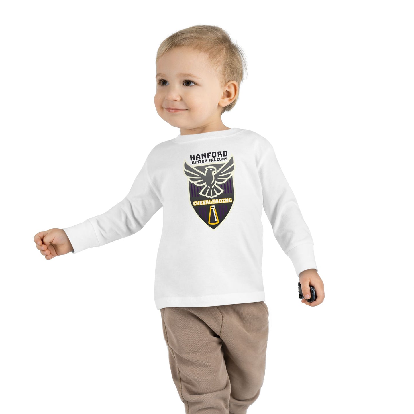 Cheer - Toddler Long Sleeve - Shield Logo