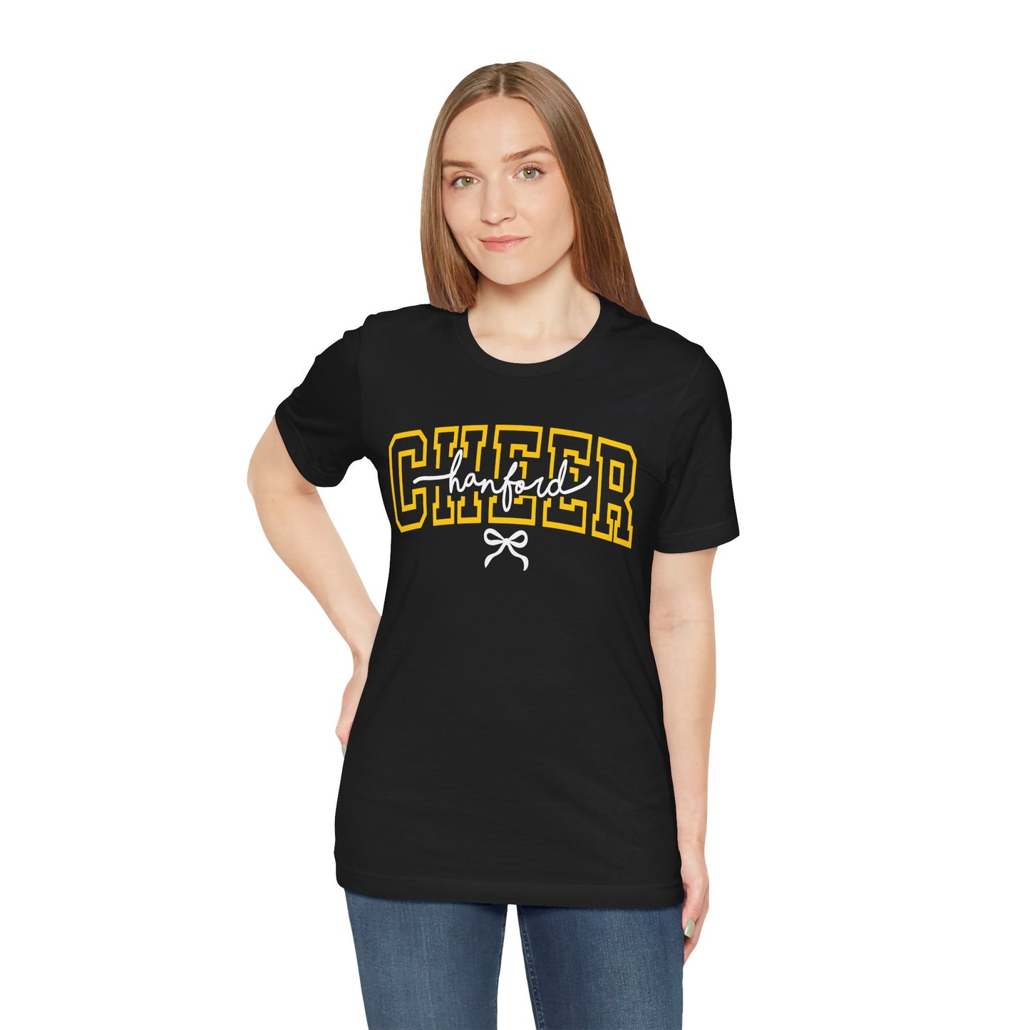 Cheer - Adult T-Shirt - Hanford Cursive