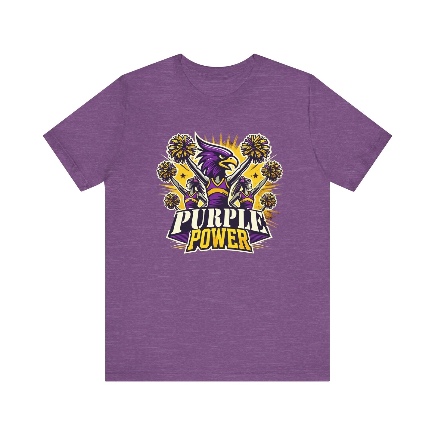 Cheer - Adult T-Shirt - Purple Power