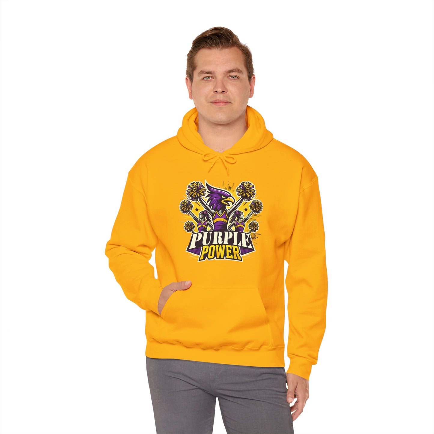 Cheer - Adult Sweatshirt - Purple Power