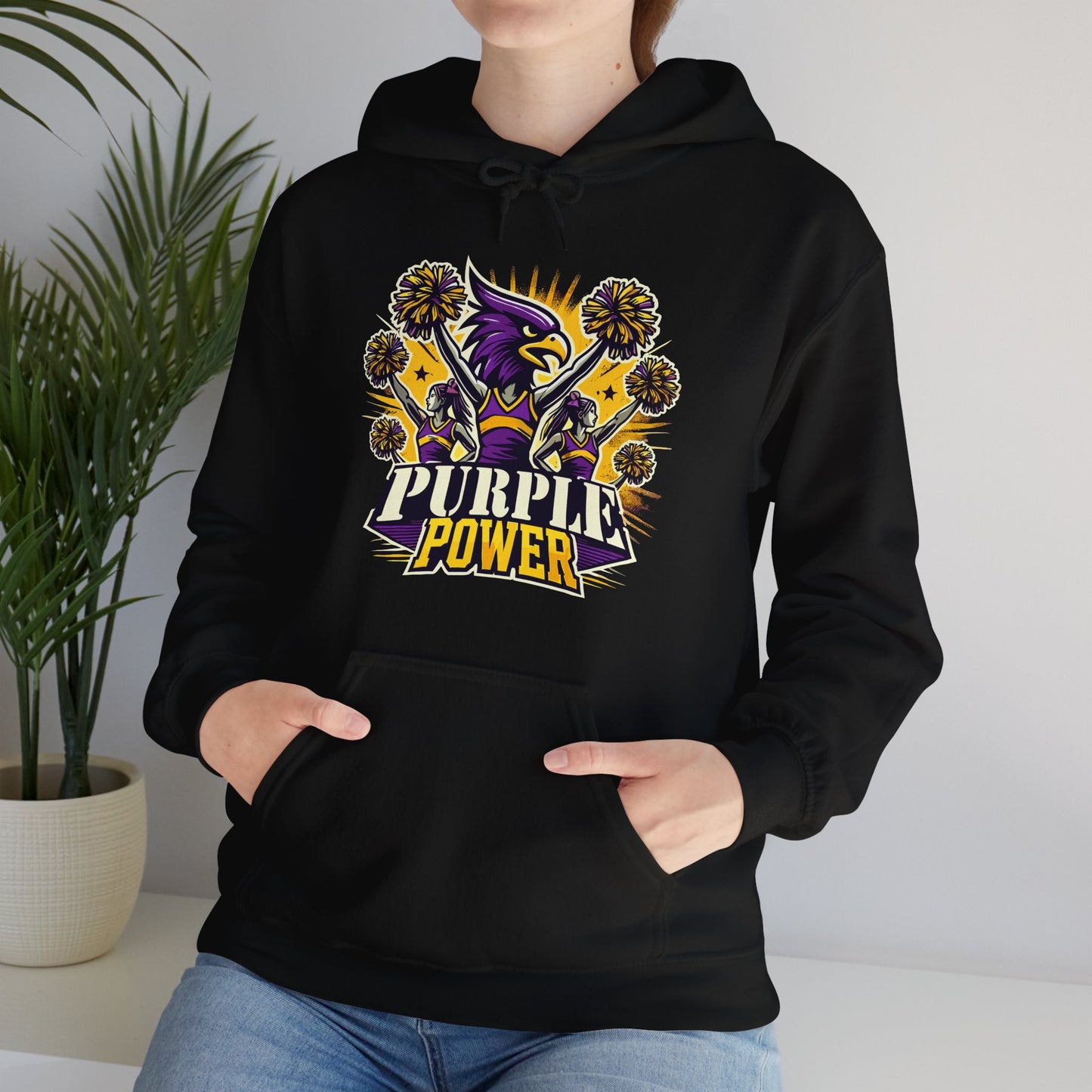 Cheer - Adult Sweatshirt - Purple Power