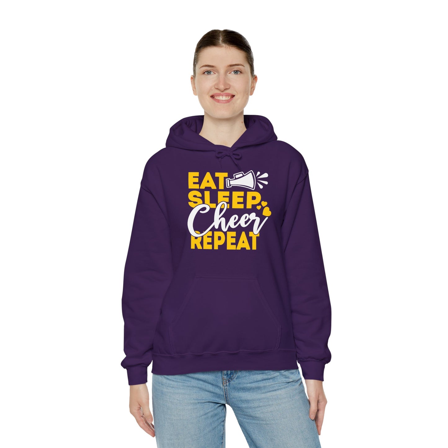 Cheer - Adult Sweatshirt - Eat Sleep Cheer Repeat