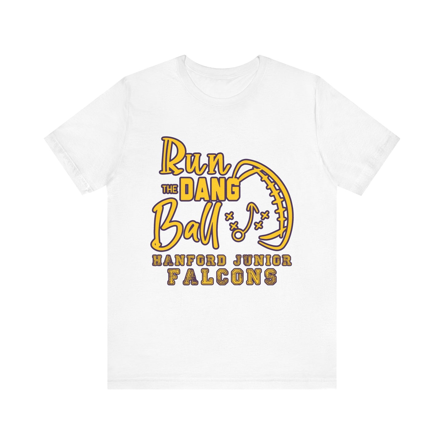 Football - Adult T-Shirt - Run the Dang Ball