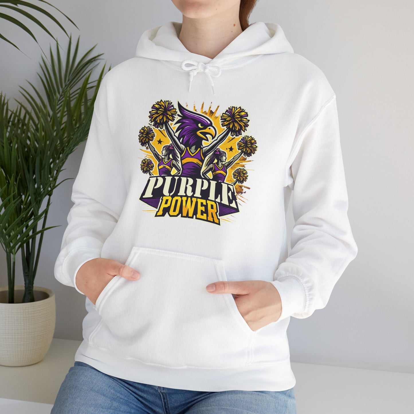 Cheer - Adult Sweatshirt - Purple Power