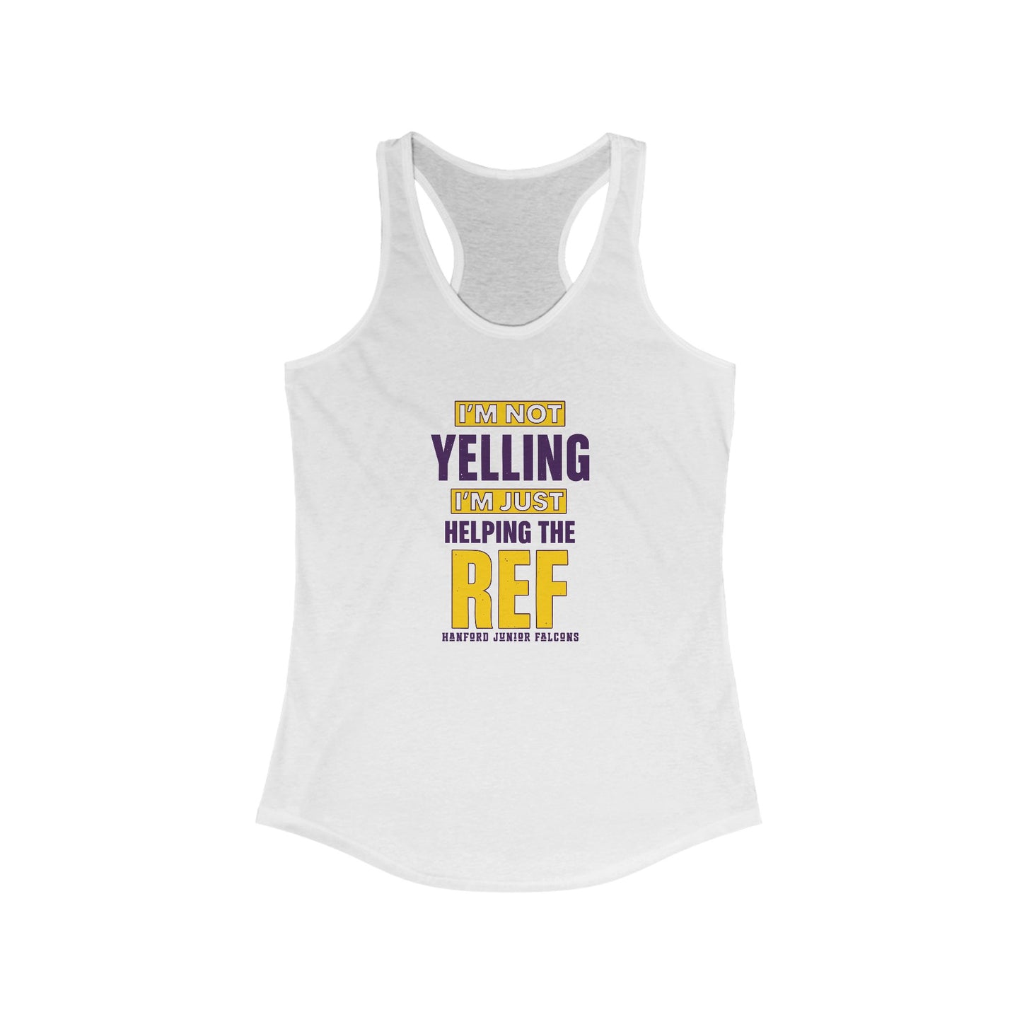 Football - Adult Tank Top - I'm Not Yelling