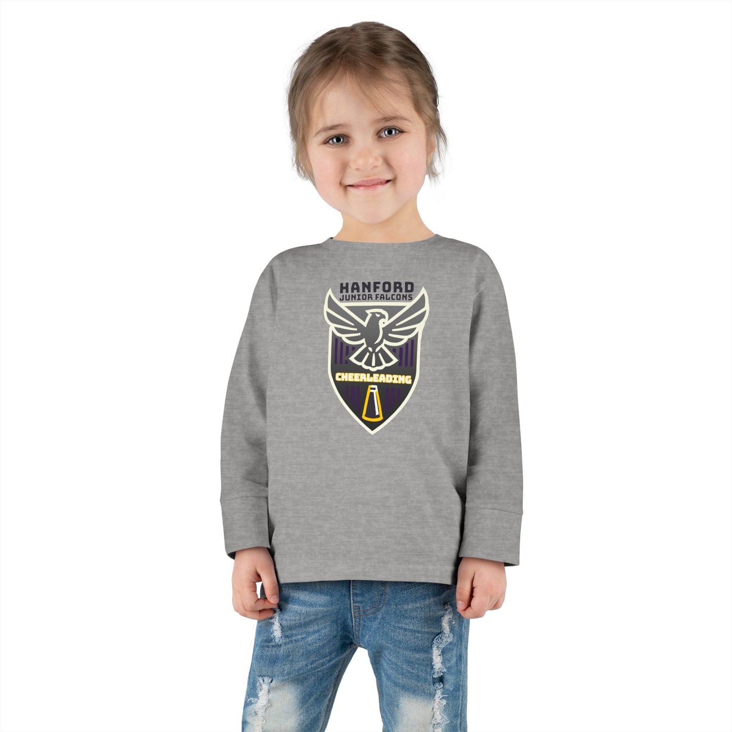 Cheer - Toddler Long Sleeve - Shield Logo