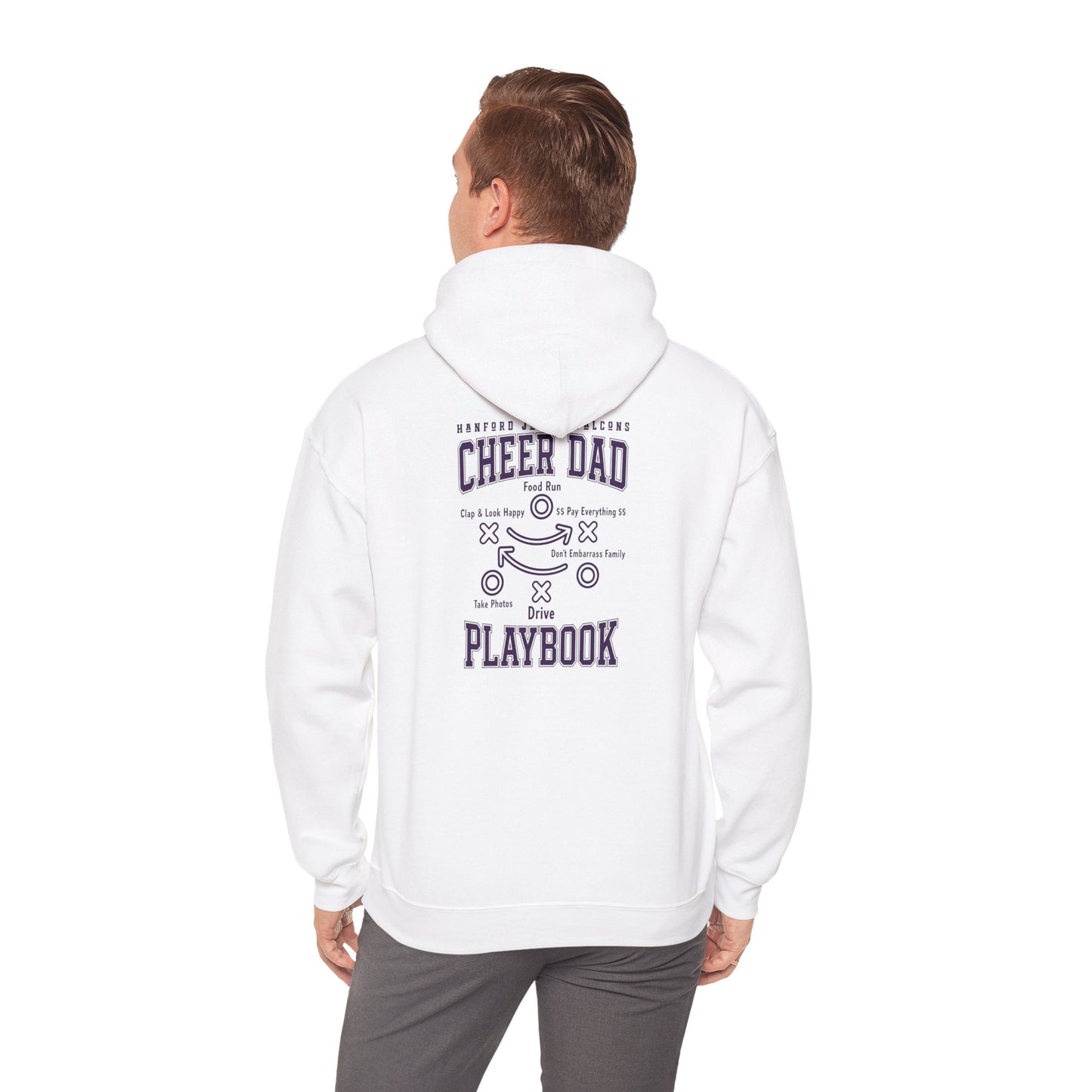 Cheer - Adult Sweatshirt - Cheer Dad Playbook