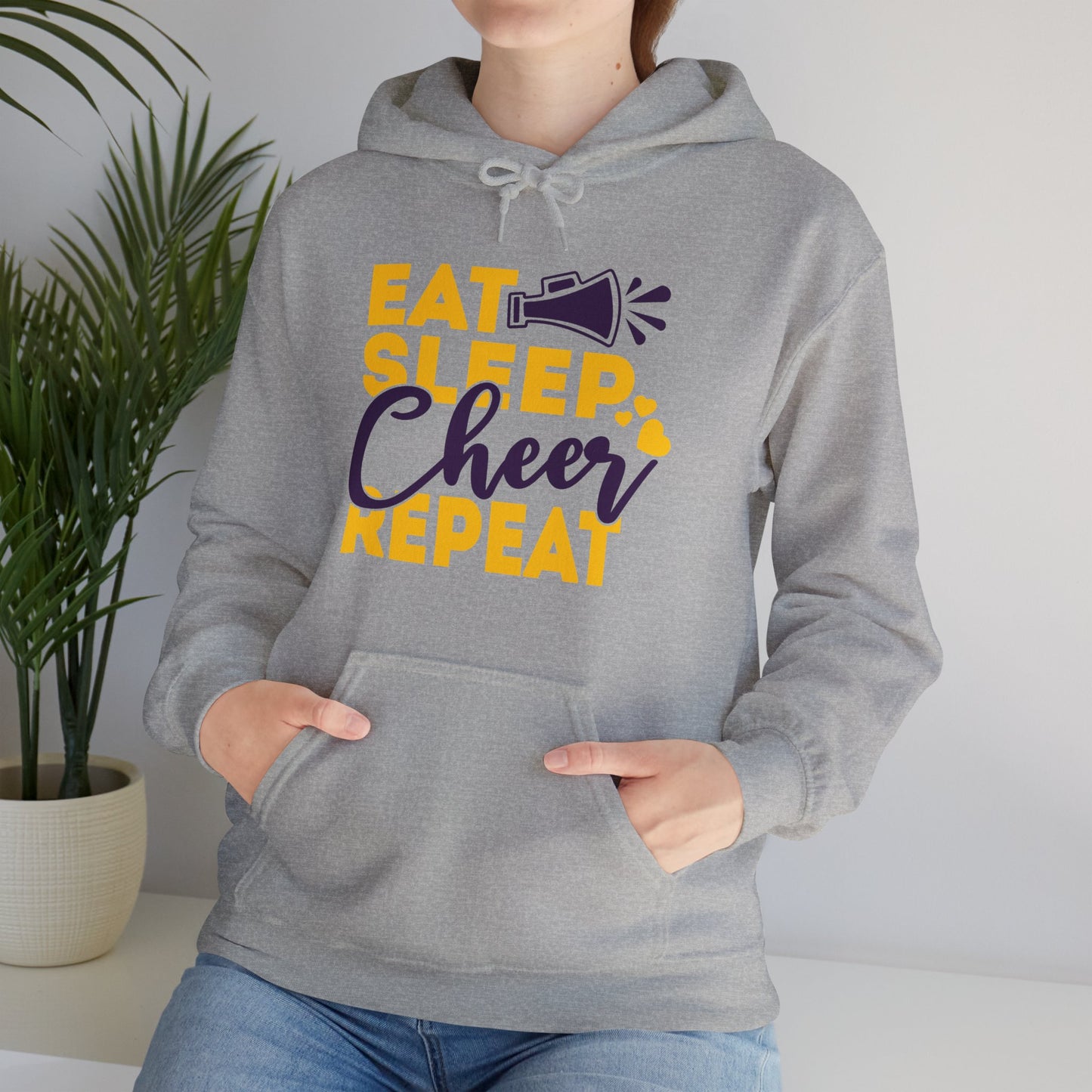 Cheer - Adult Sweatshirt - Eat Sleep Cheer Repeat