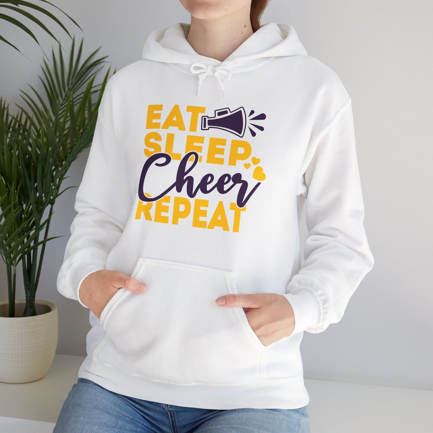 Cheer - Adult Sweatshirt - Eat Sleep Cheer Repeat