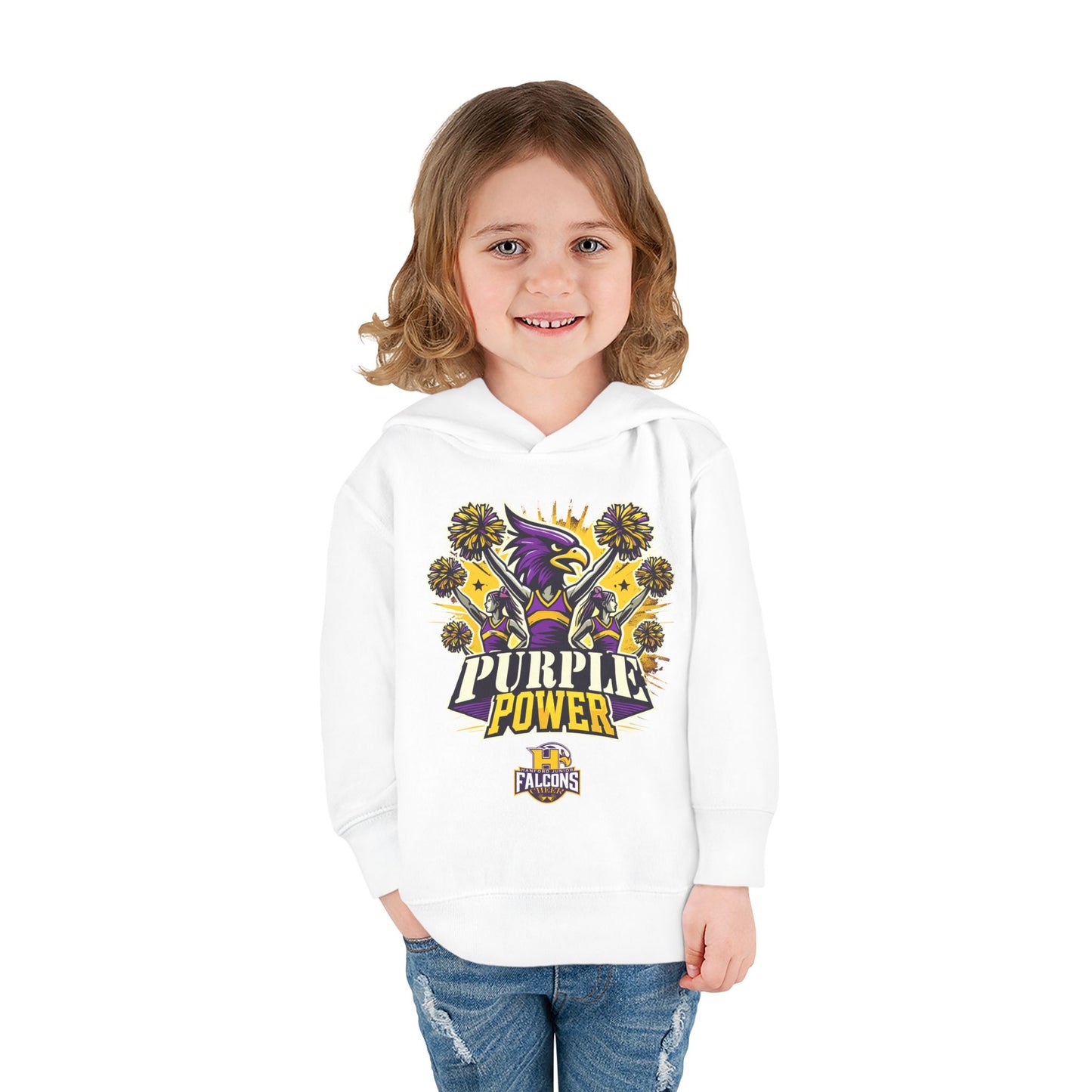 Cheer - Toddler Sweatshirt - Purple Power