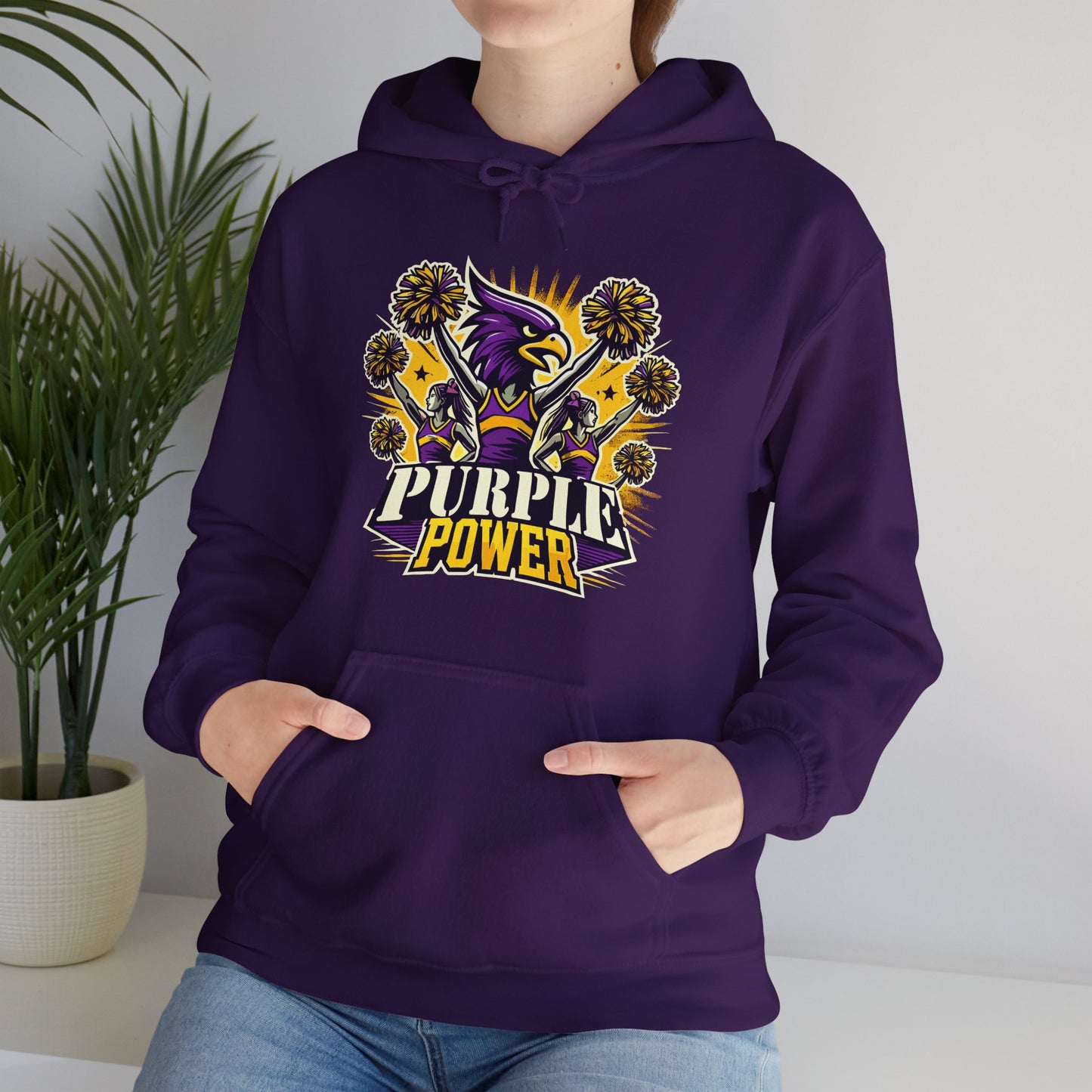 Cheer - Adult Sweatshirt - Purple Power