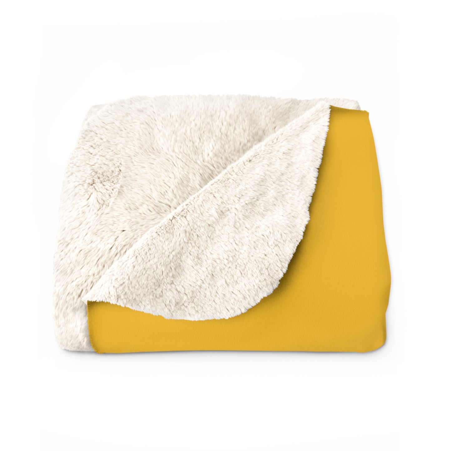 Hanford Junior Falcons Fleece Sherpa Blanket - Gold