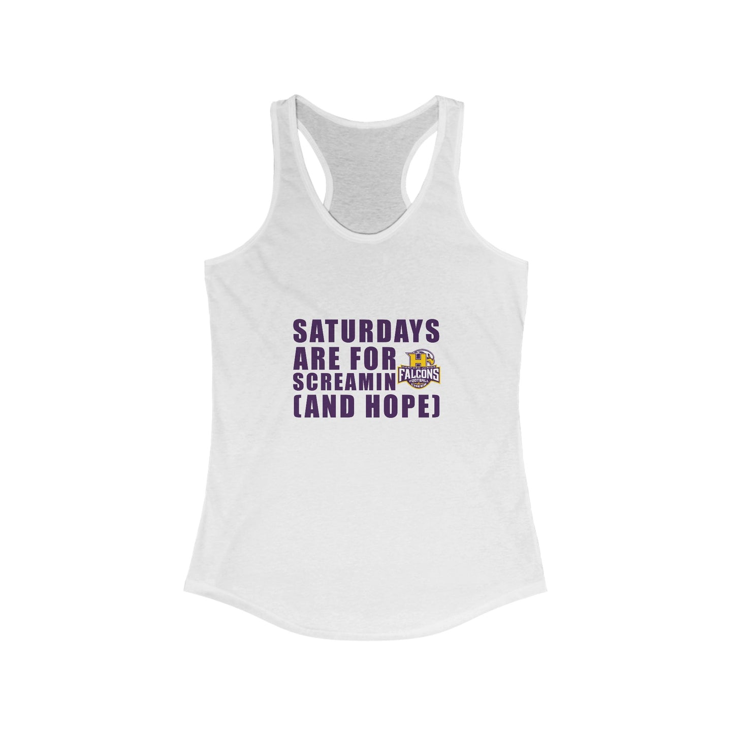 Football - Adult Tanktop - Saturdays are for screamin