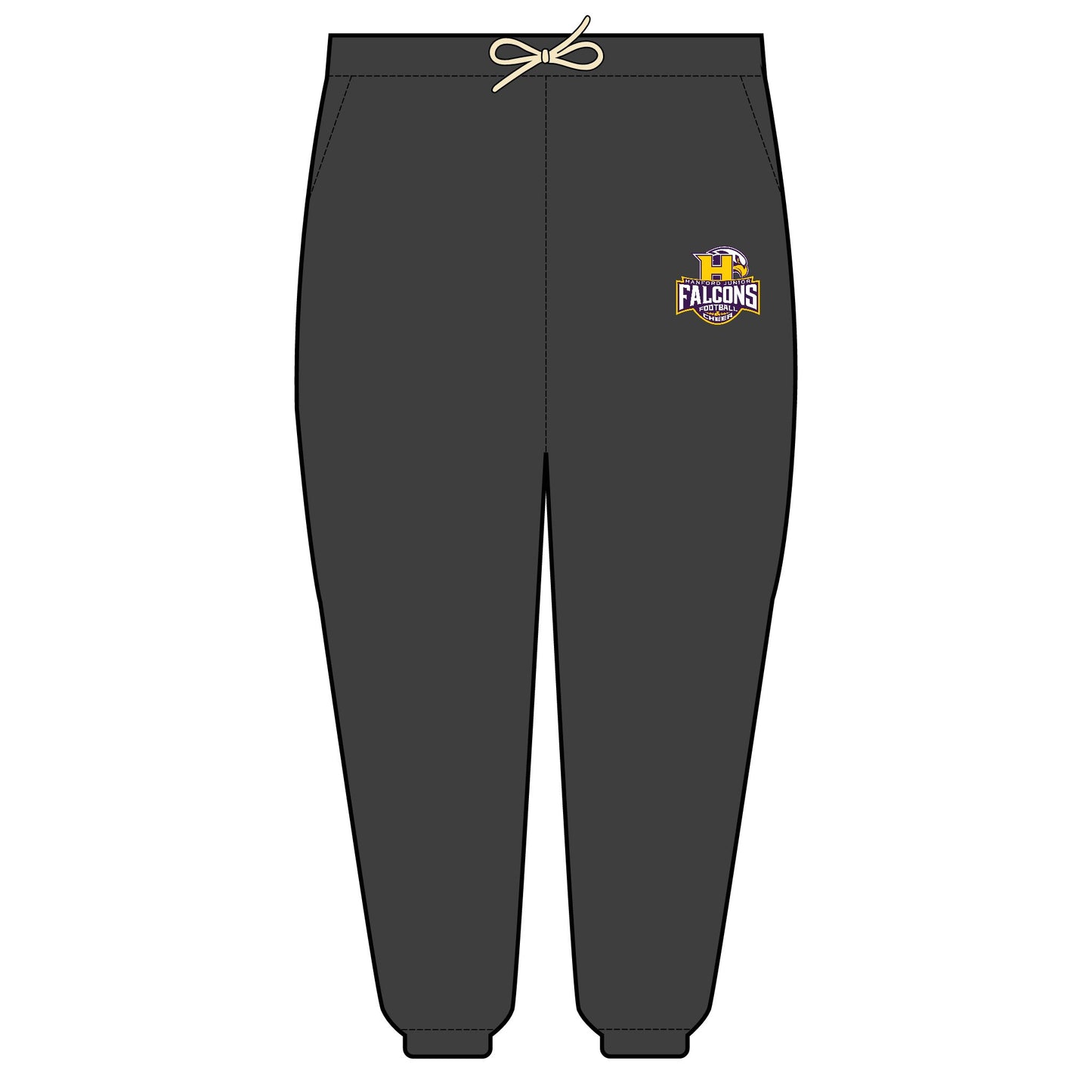 Falcons Lightweight Fleece Sweatpants - Unisex Athletic Lounge Wear
