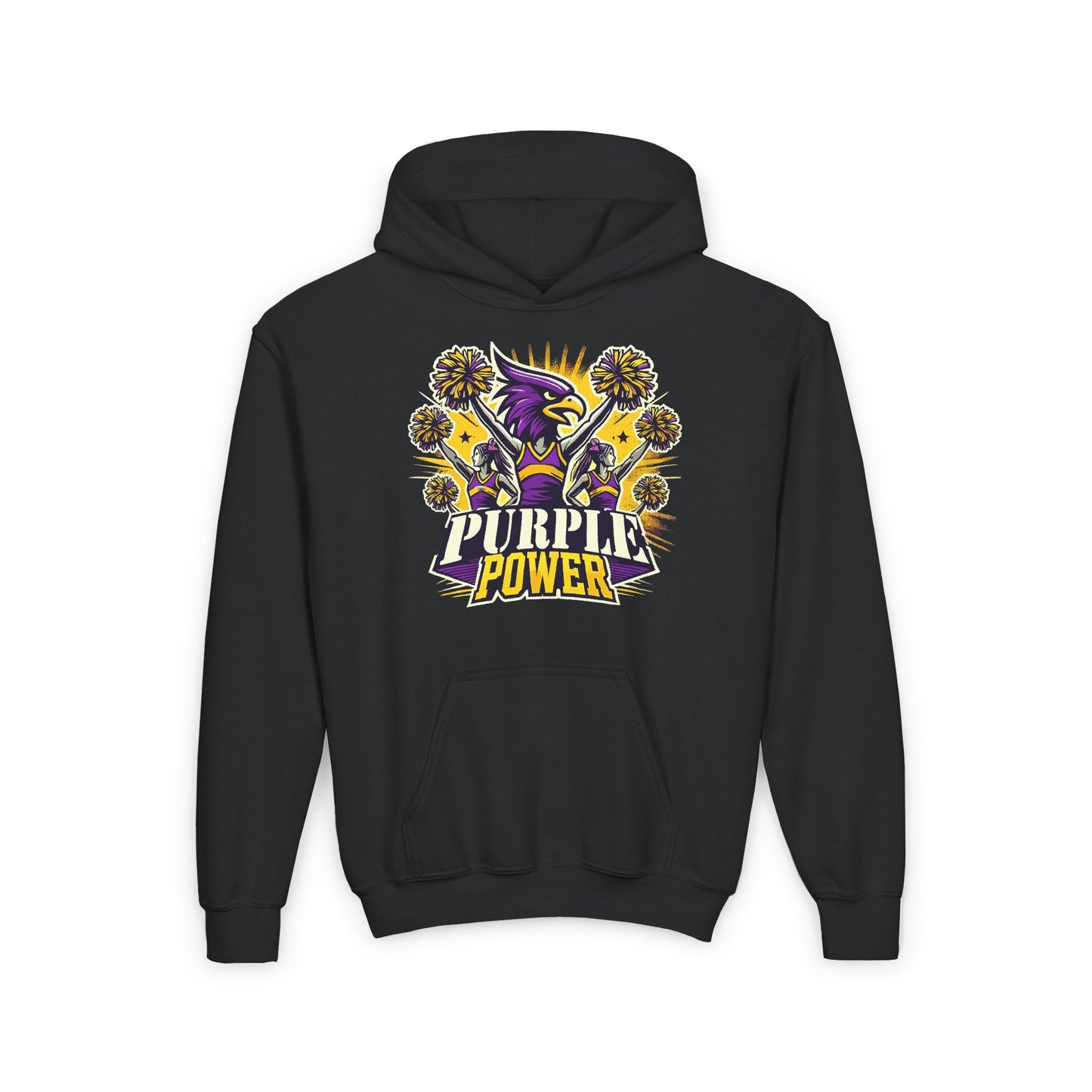 Cheer - Youth Sweatshirt - Purple Power