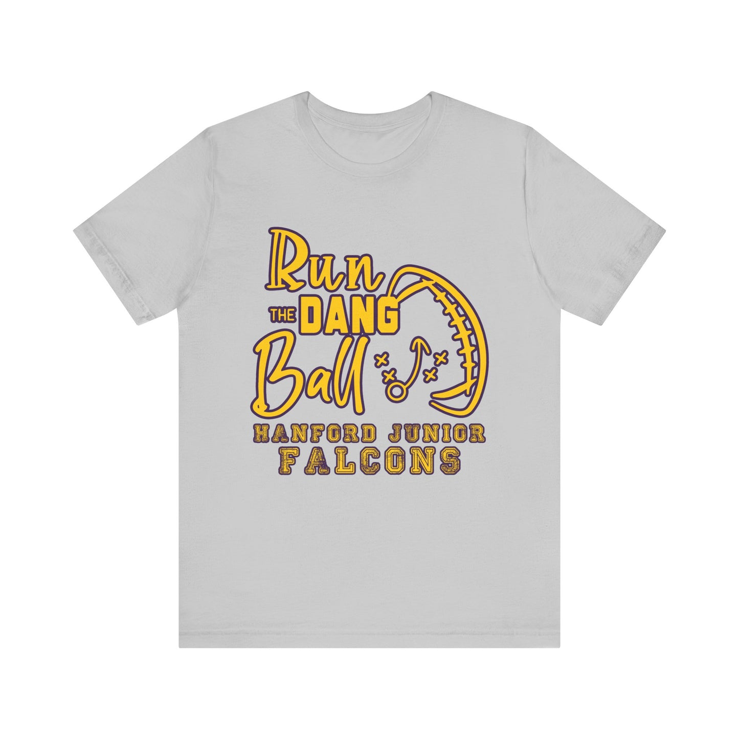 Football - Adult T-Shirt - Run the Dang Ball