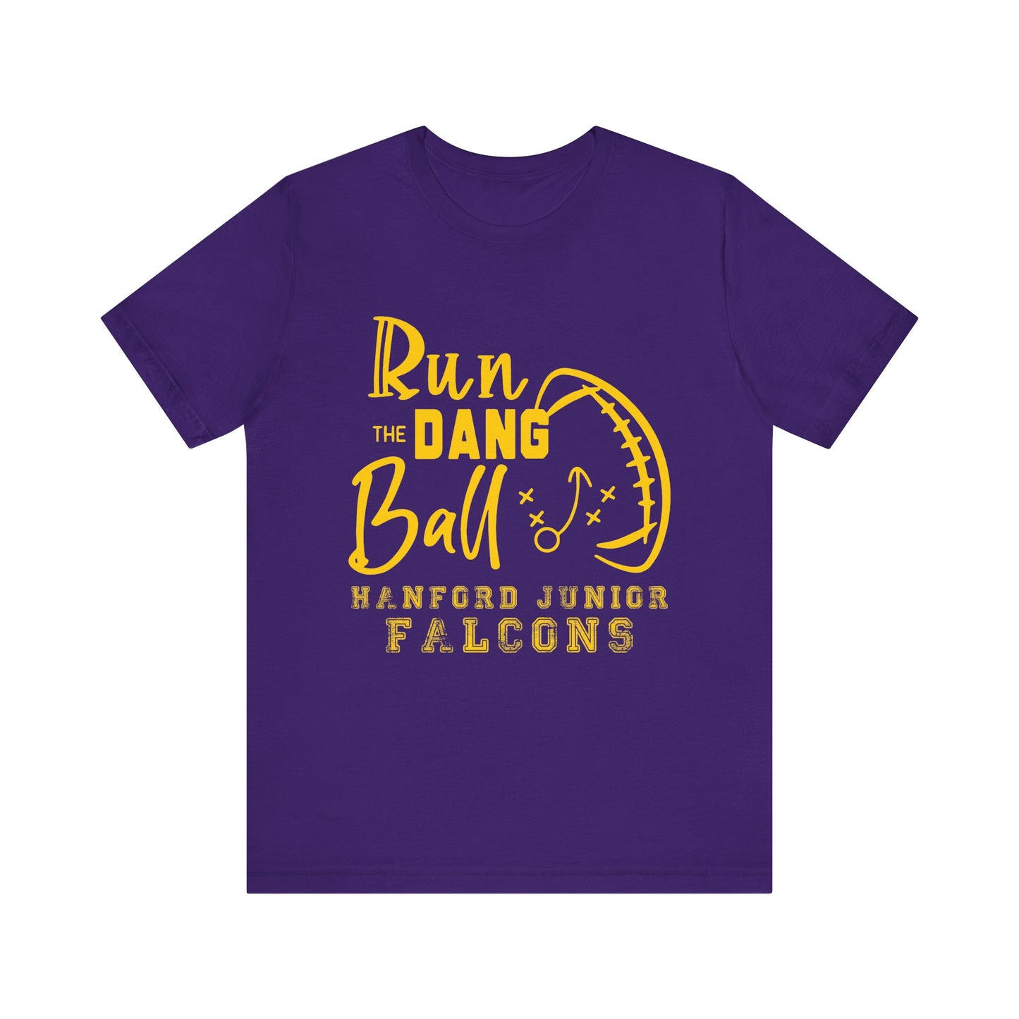 Football - Adult T-Shirt - Run the Dang Ball