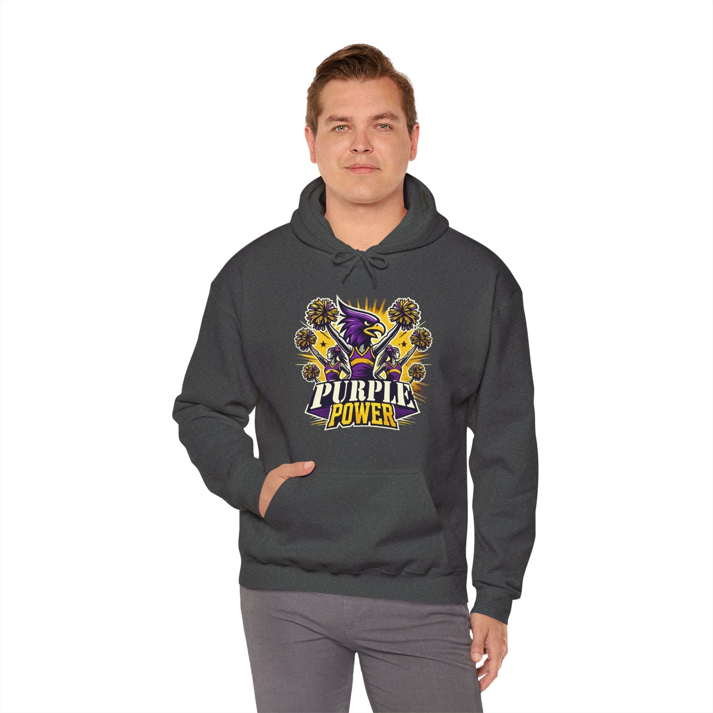 Cheer - Adult Sweatshirt - Purple Power