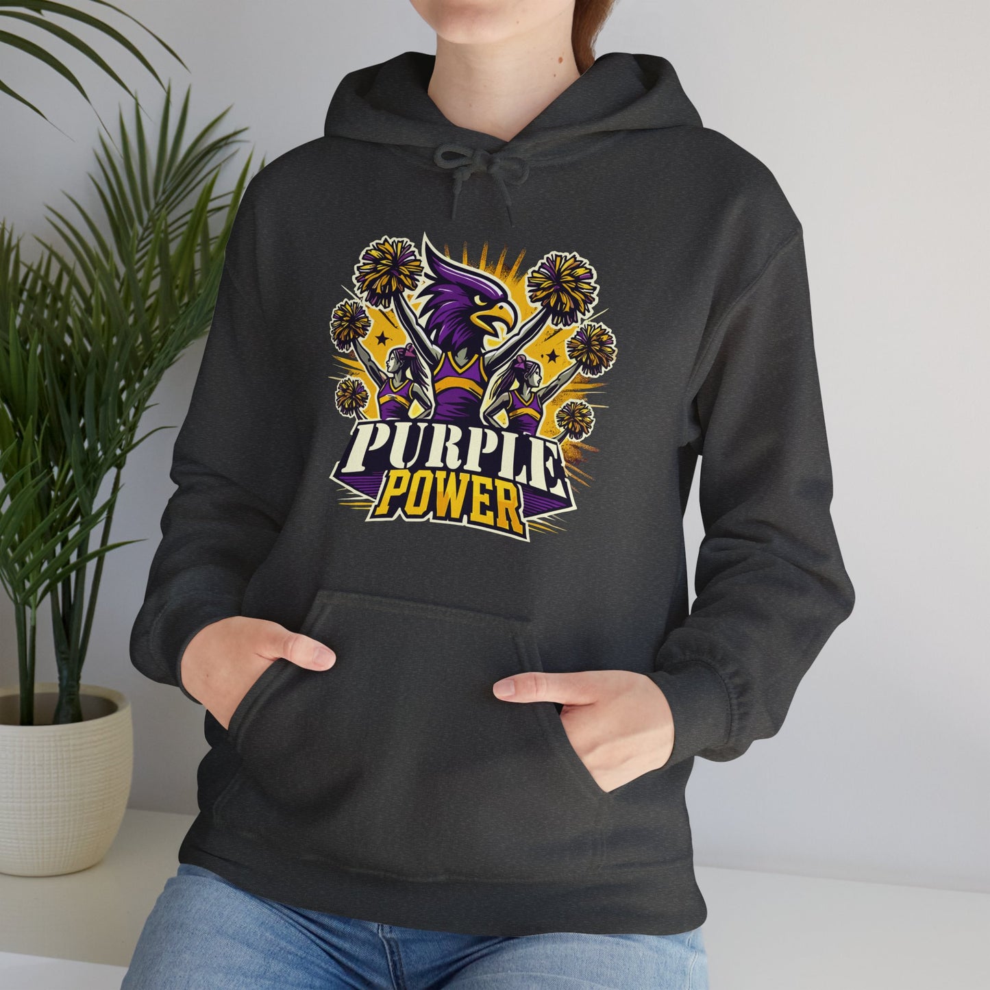 Cheer - Adult Sweatshirt - Purple Power