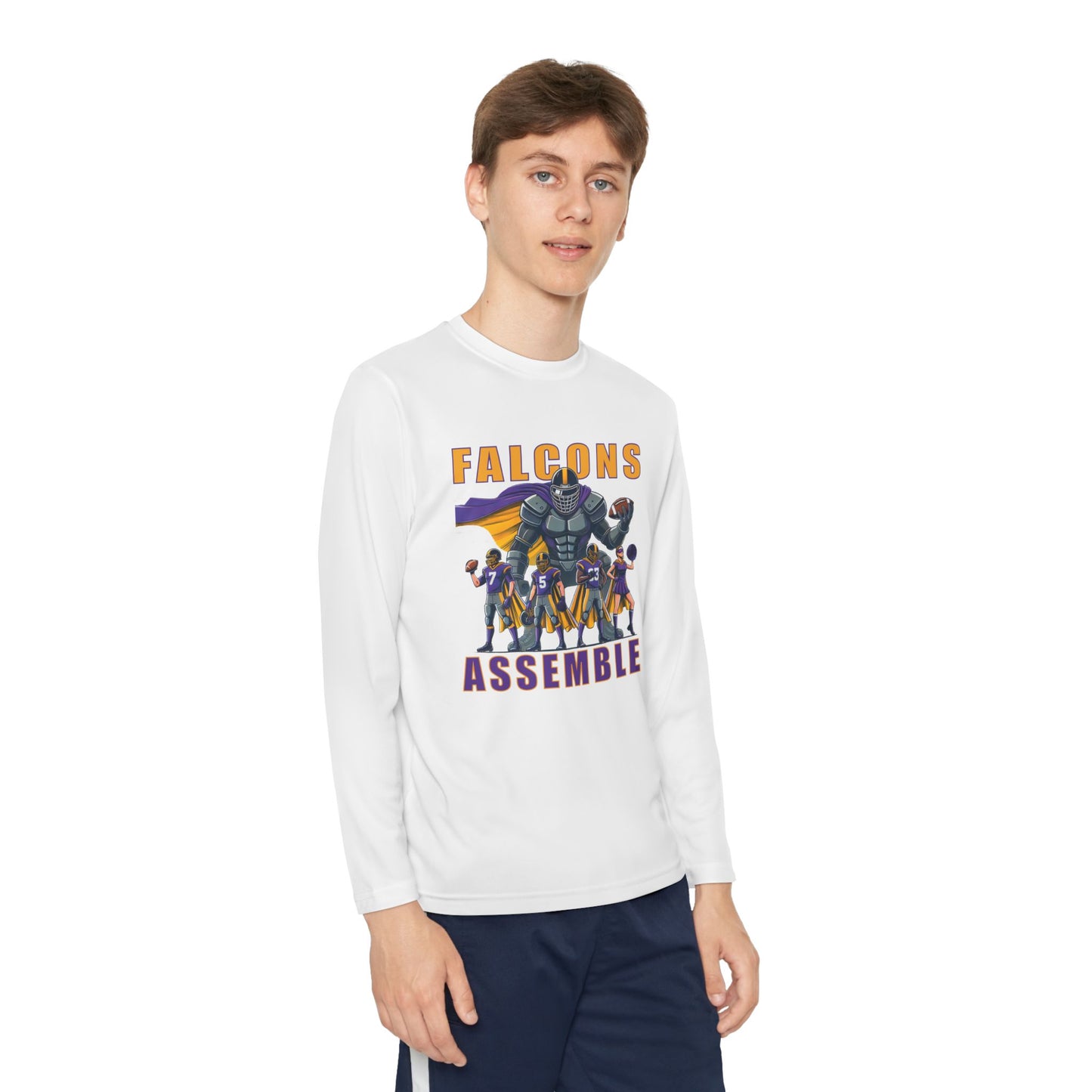 Team Items - Youth Long Sleeve - Falcons Assemble