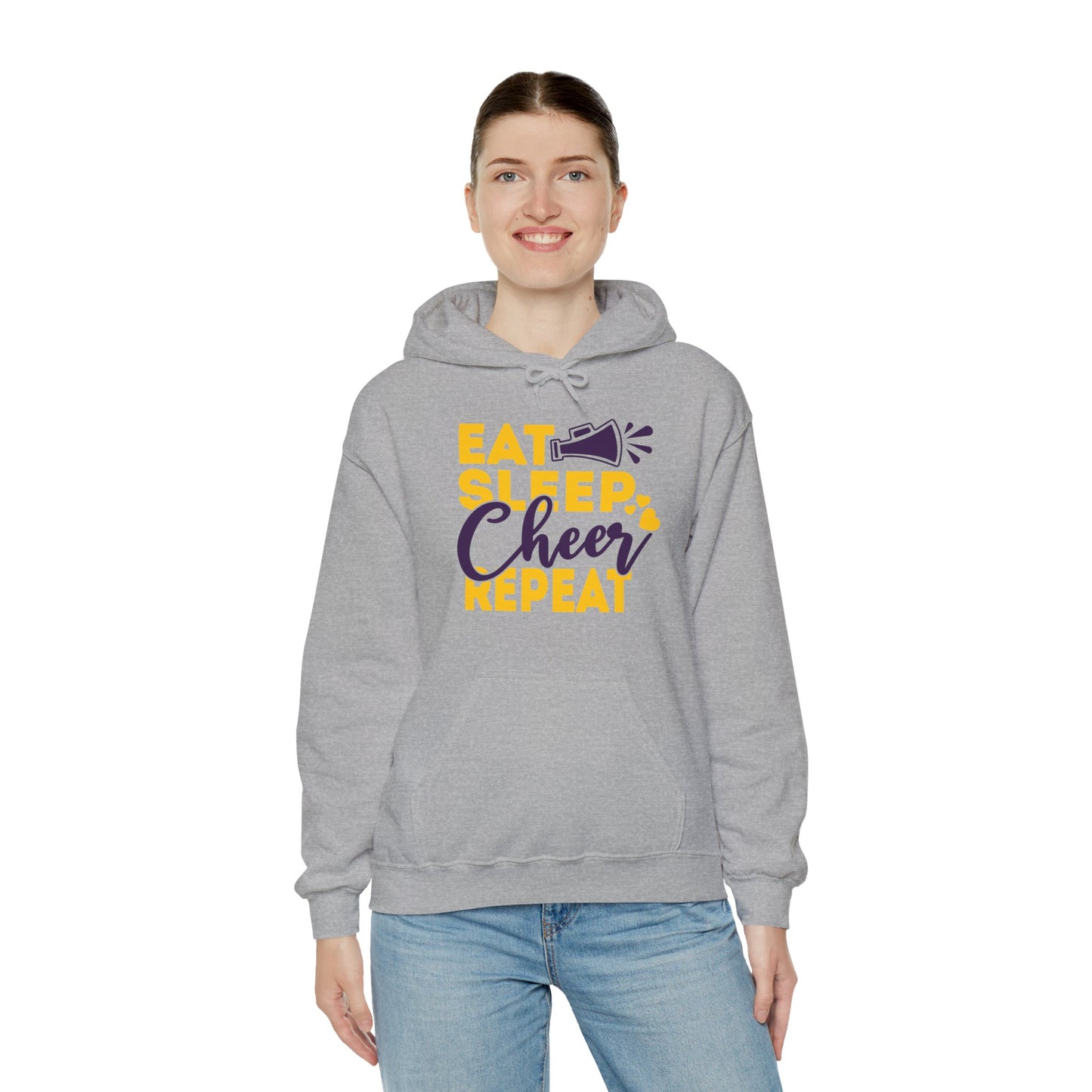 Cheer - Adult Sweatshirt - Eat Sleep Cheer Repeat