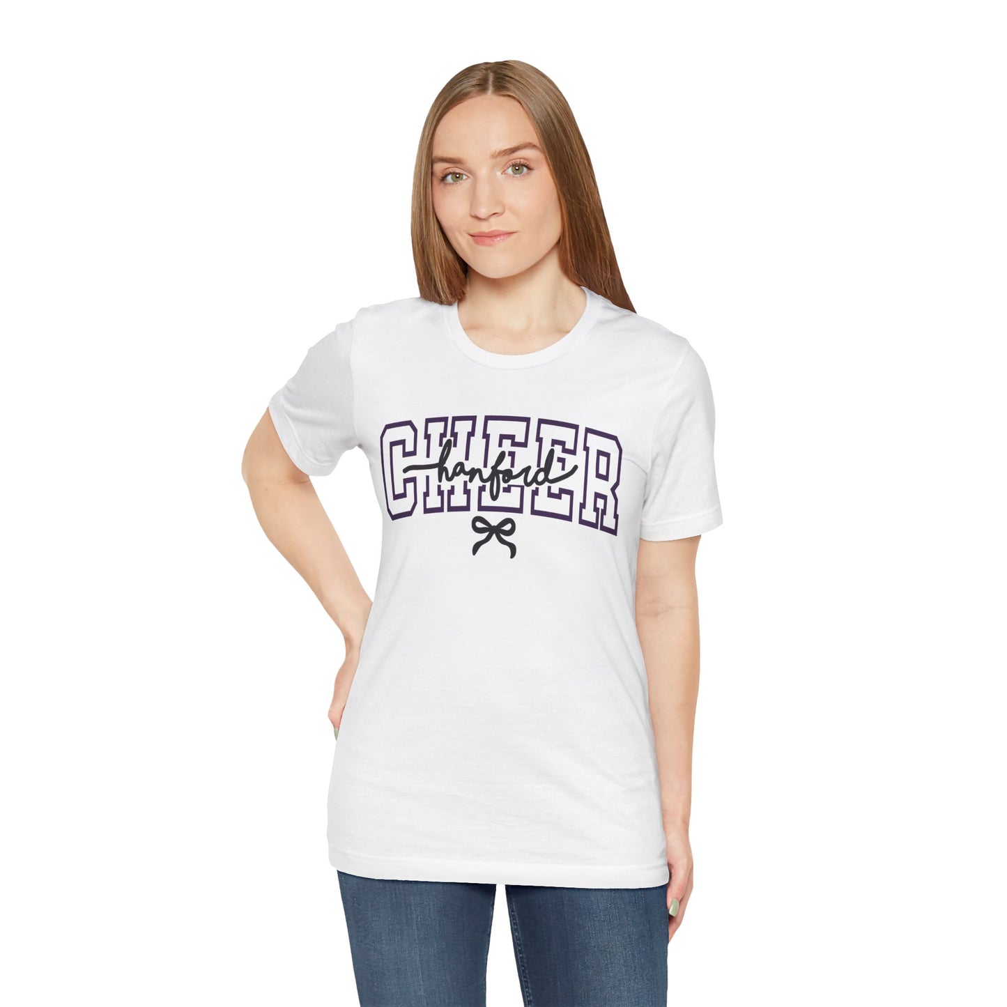 Cheer - Adult T-Shirt - Hanford Cursive