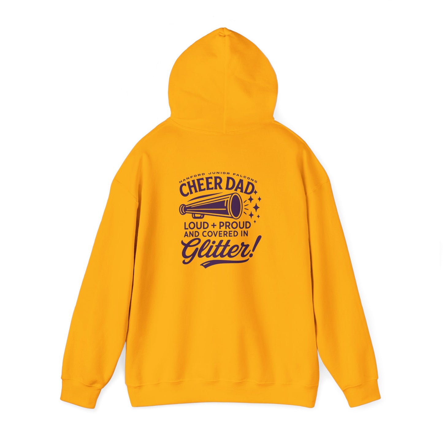 Cheer - Adult Sweatshirt - Cheer Dad: Loud, Proud, and covered in glitter