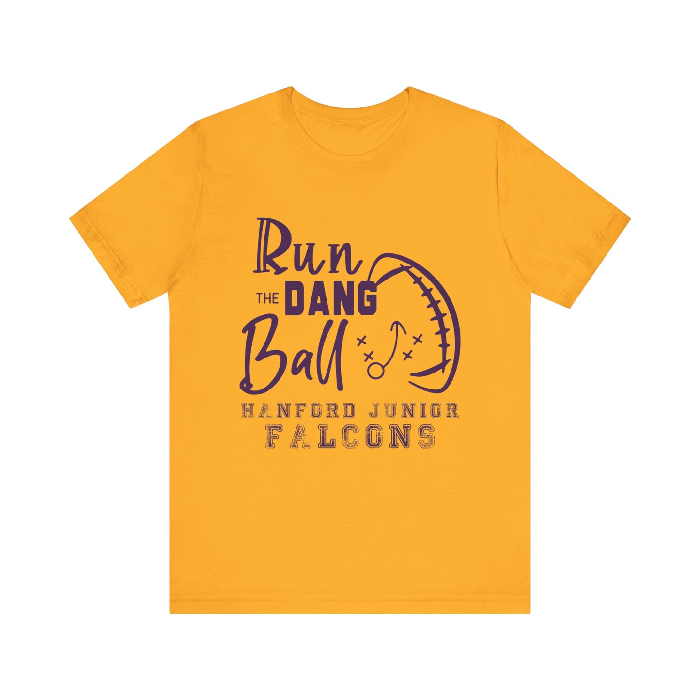 Football - Adult T-Shirt - Run the Dang Ball