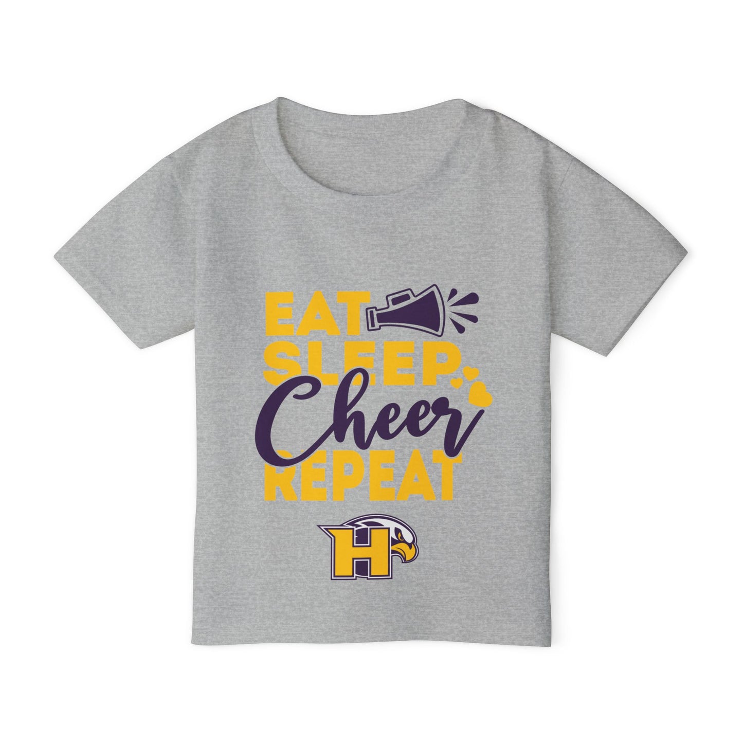 Cheer - Toddler T-Shirt - Eat Sleep Cheer Repeat