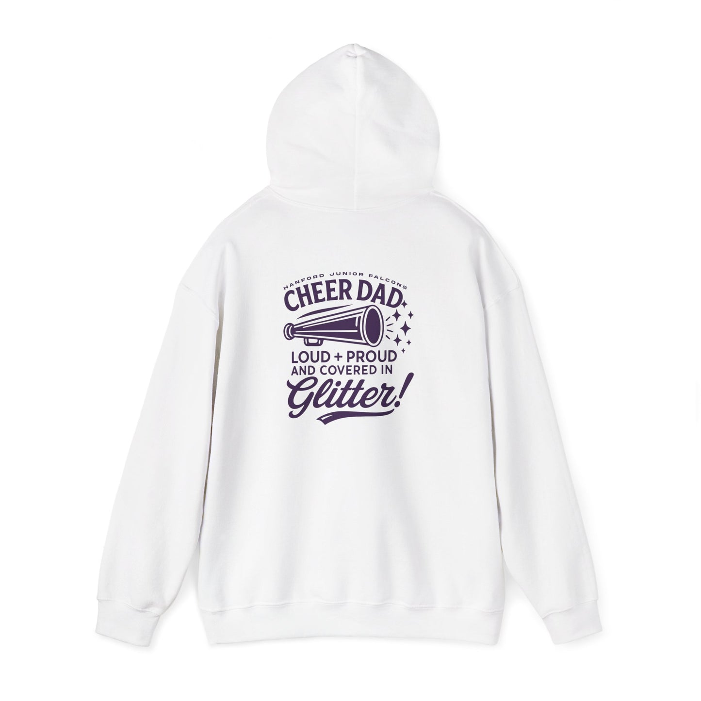 Cheer - Adult Sweatshirt - Cheer Dad: Loud, Proud, and covered in glitter